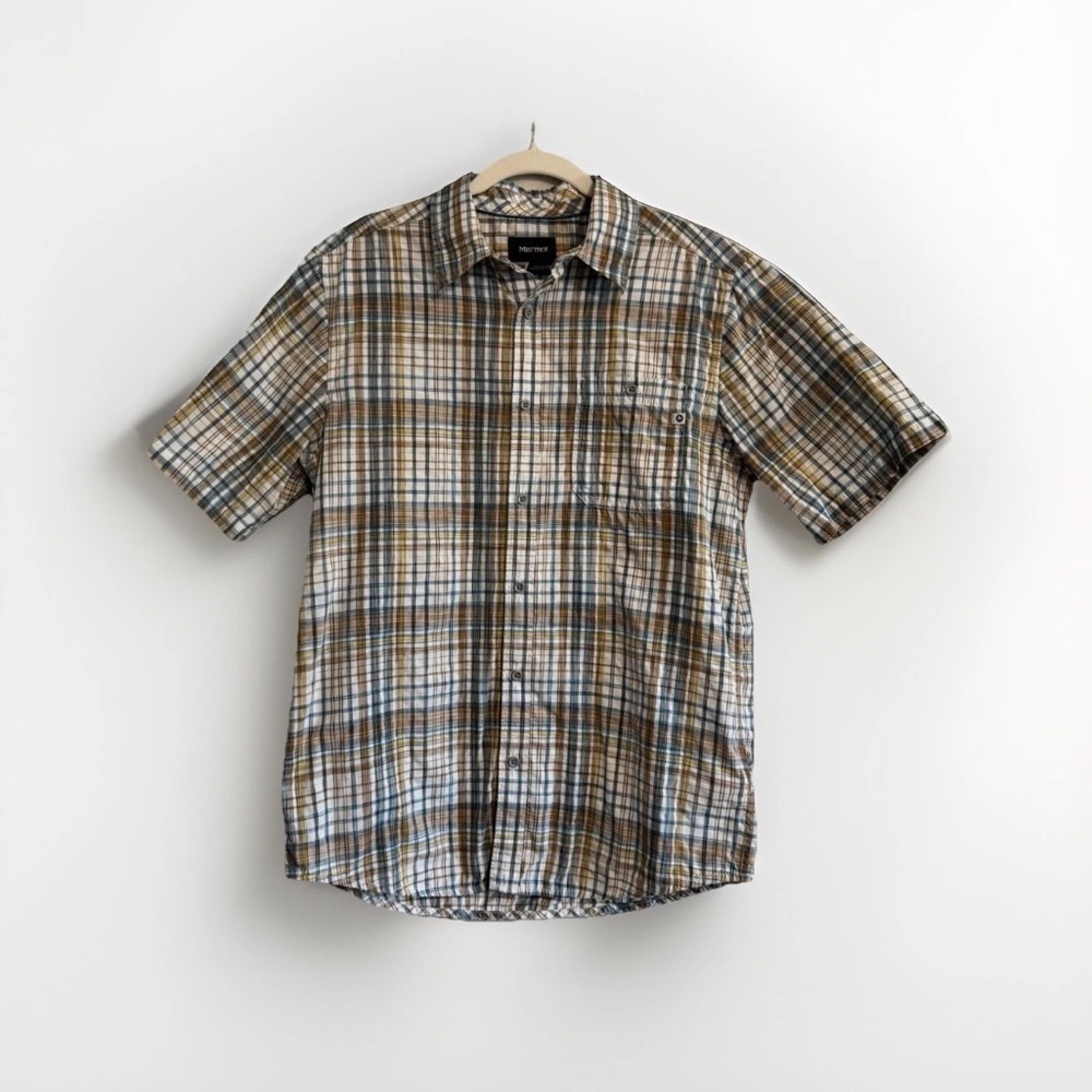 Marmot Men’s Collared Button Down Short Sleeve Shirt